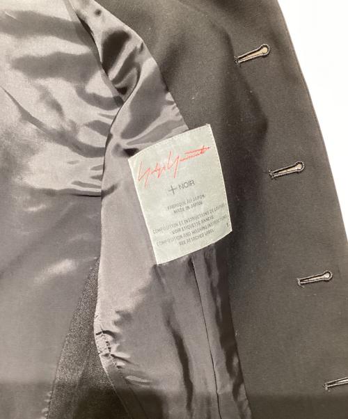 yohji yamamoto+noir（ヨウジヤマモトプリュスノアール）yohji yamamoto+noir (ヨウジヤマモトプリュスノアール) ニット切替ジャケット　NC-J22-132 ブラック サイズ:1の古着・服飾アイテム