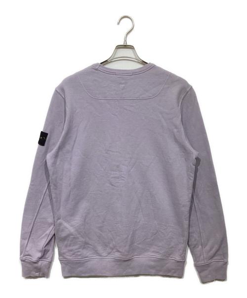 STONE ISLAND（ストーンアイランド）STONE ISLAND (ストーンアイランド) ログクルーネックスウェット パープル サイズ:Lの古着・服飾アイテム