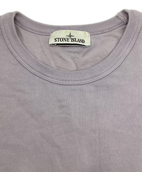 STONE ISLAND（ストーンアイランド）STONE ISLAND (ストーンアイランド) ログクルーネックスウェット パープル サイズ:Lの古着・服飾アイテム