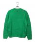 adidas (アディダス) ロゴクルーネックセーター グリーン×ネイビー サイズ:S：10000円