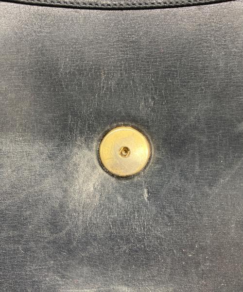 GUCCI（グッチ）GUCCI (グッチ) GG金具 ワンショルダーバッグ ネイビーの古着・服飾アイテム