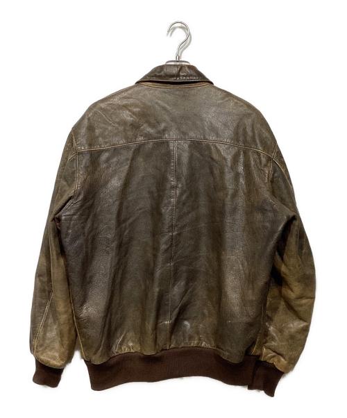 L.L.Bean（エルエルビーン）L.L.Bean (エルエルビーン) 70-80ｓ A-2レザージャケット ブラウン サイズ:46Lの古着・服飾アイテム