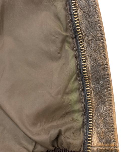 L.L.Bean（エルエルビーン）L.L.Bean (エルエルビーン) 70-80ｓ A-2レザージャケット ブラウン サイズ:46Lの古着・服飾アイテム