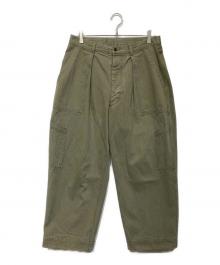 A.PRESSE（アプレッセ）の古着「USAF Hemmed Bottoms　22SAP-04-03M」｜オリーブ