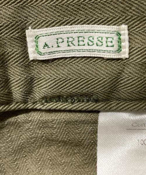 A.PRESSE（アプレッセ）A.PRESSE (アプレッセ) USAF Hemmed Bottoms　22SAP-04-03M オリーブ サイズ:2の古着・服飾アイテム