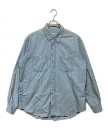 A.PRESSE（アプレッセ）の古着「Washed Chambray Shirt」｜インディゴ