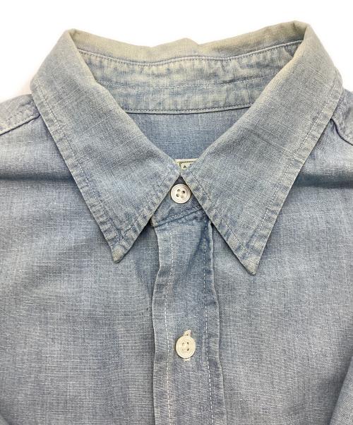 A.PRESSE（アプレッセ）A.PRESSE (アプレッセ) Washed Chambray Shirt インディゴ サイズ:2の古着・服飾アイテム