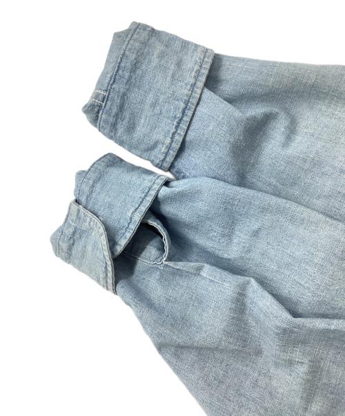 A.PRESSE（アプレッセ）A.PRESSE (アプレッセ) Washed Chambray Shirt インディゴ サイズ:2の古着・服飾アイテム