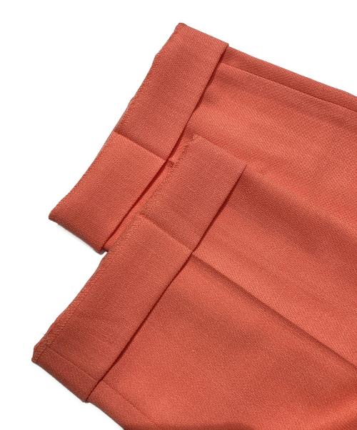ANAYI（アナイ）ANAYI (アナイ) ライトスラブ切り替えベルトパンツ10251712230 オレンジ サイズ:36 未使用品の古着・服飾アイテム
