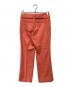 ANAYI (アナイ) ライトスラブ切り替えベルトパンツ10251712230 オレンジ サイズ:36 未使用品：8000円