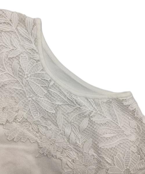 ANAYI（アナイ）ANAYI (アナイ) フルール プルオーバー ホワイト サイズ:38 未使用品の古着・服飾アイテム
