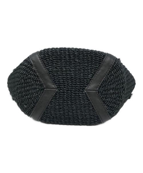 VIOLAd'ORO（ヴィオラドーロ）VIOLAd'ORO (ヴィオラドーロ) MIRO アバカ2WAYバッグ ブラックの古着・服飾アイテム