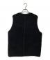 nestrobe confect (ネストローブ コンフェクト) ウールコットン パイルベスト　02243-0007 ブラック サイズ:3：10000円