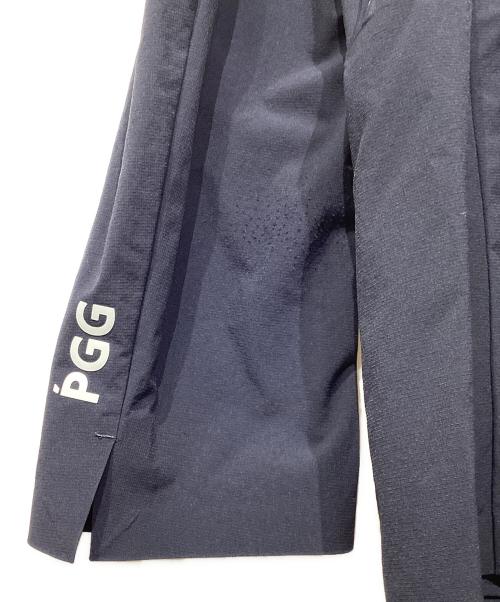 PGG（ピージージー）PGG (ピージージー) ストレッチナイロン 2Bテーラードジャケット ネイビー サイズ:5の古着・服飾アイテム