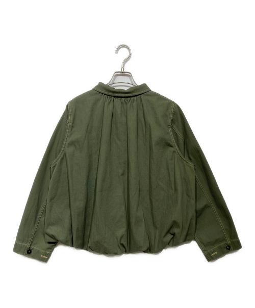 RHODOLIRION（ロドリリオン）RHODOLIRION (ロドリリオン) ヘリンボーンユーティリティジャケット グリーン サイズ:1の古着・服飾アイテム
