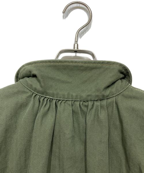 RHODOLIRION（ロドリリオン）RHODOLIRION (ロドリリオン) ヘリンボーンユーティリティジャケット グリーン サイズ:1の古着・服飾アイテム