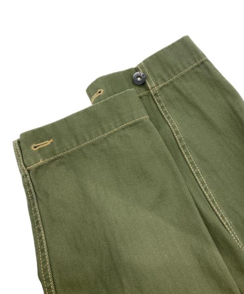 RHODOLIRION（ロドリリオン）RHODOLIRION (ロドリリオン) ヘリンボーンユーティリティジャケット グリーン サイズ:1の古着・服飾アイテム