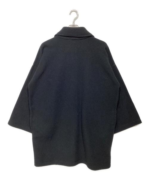 Salvatore Ferragamo（サルヴァトーレ フェラガモ）Salvatore Ferragamo (サルヴァトーレ フェラガモ) 金釦フリースコート ブラック サイズ:Mの古着・服飾アイテム