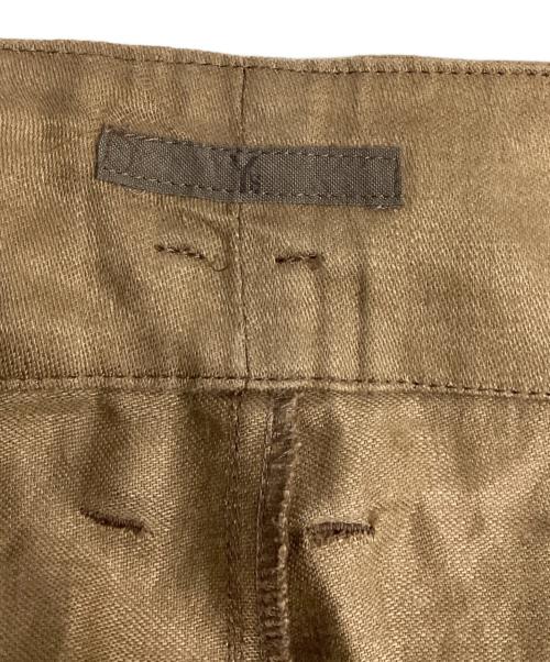 Y's（ワイズ）Y's (ワイズ) 80ｓ リネンサルエルパンツ ブラウン サイズ:記載なしの古着・服飾アイテム