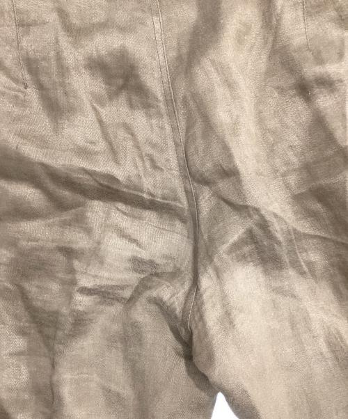 Y's（ワイズ）Y's (ワイズ) 80ｓ リネンサルエルパンツ ブラウン サイズ:記載なしの古着・服飾アイテム