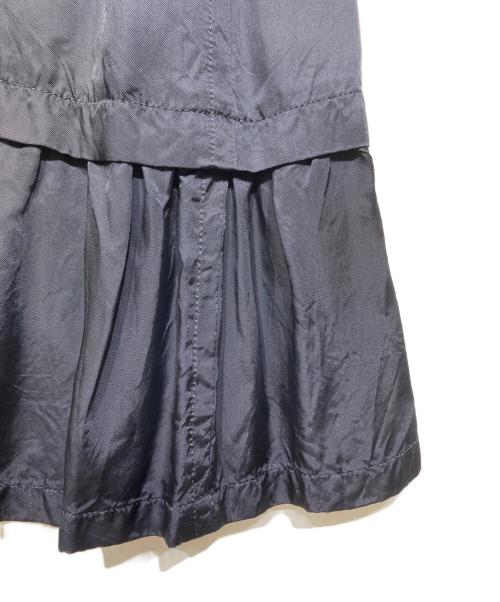 tricot COMME des GARCONS（トリココムデギャルソン）tricot COMME des GARCONS (トリココムデギャルソン) キュプラ シャイニースカート　TT-S020 ネイビー サイズ:Sの古着・服飾アイテム