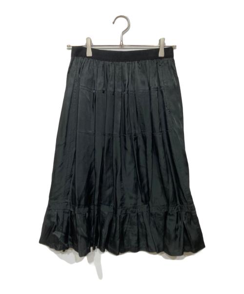 tricot COMME des GARCONS（トリココムデギャルソン）tricot COMME des GARCONS (トリココムデギャルソン) キュプラ シャイニースカート　TT-S020 ブラック サイズ:Sの古着・服飾アイテム