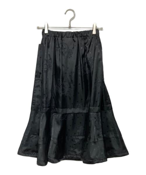 tricot COMME des GARCONS（トリココムデギャルソン）tricot COMME des GARCONS (トリココムデギャルソン) ドット刺繍イージースカート　TB-S008 ブラック サイズ:-の古着・服飾アイテム