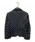 tricot COMME des GARCONS (トリココムデギャルソン) 丸襟ポルカドットジャケット ネイビー サイズ:S：17000円