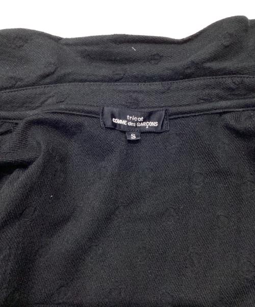 tricot COMME des GARCONS（トリココムデギャルソン）tricot COMME des GARCONS (トリココムデギャルソン) 丸襟ドットブラウス ブラック サイズ:Sの古着・服飾アイテム