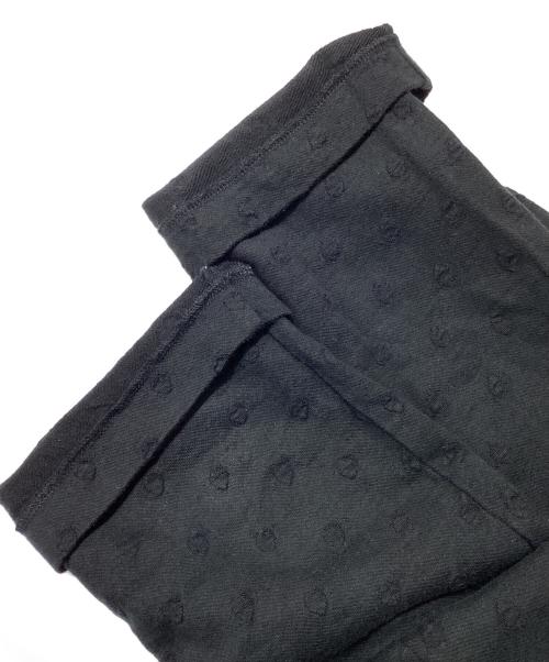 tricot COMME des GARCONS（トリココムデギャルソン）tricot COMME des GARCONS (トリココムデギャルソン) 丸襟ドットブラウス ブラック サイズ:Sの古着・服飾アイテム