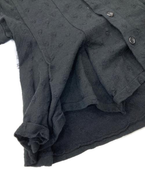 tricot COMME des GARCONS（トリココムデギャルソン）tricot COMME des GARCONS (トリココムデギャルソン) 丸襟ドットブラウス ブラック サイズ:Sの古着・服飾アイテム