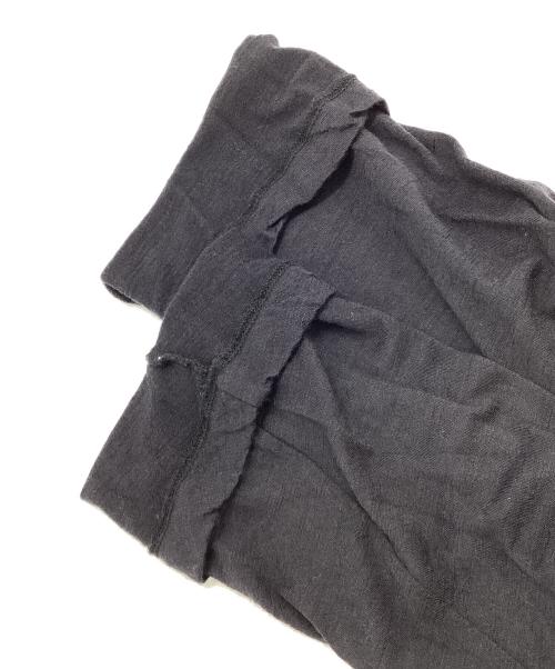 tricot COMME des GARCONS（トリココムデギャルソン）tricot COMME des GARCONS (トリココムデギャルソン) 丸襟サイドレースブラウス ブラック サイズ:Sの古着・服飾アイテム