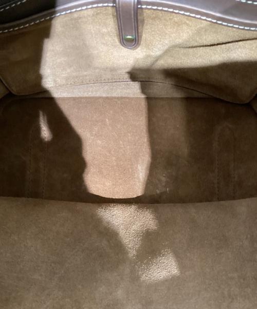 POLO RALPH LAUREN（ポロ・ラルフローレン）POLO RALPH LAUREN (ポロ・ラルフローレン) Bellport　2WAYスウェードショルダーバッグ ブラウンの古着・服飾アイテム