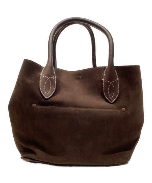 POLO RALPH LAUREN（ポロ・ラルフローレン）POLO RALPH LAUREN (ポロ・ラルフローレン) Bellport　2WAYスウェードショルダーバッグ ブラウンの古着・服飾アイテム