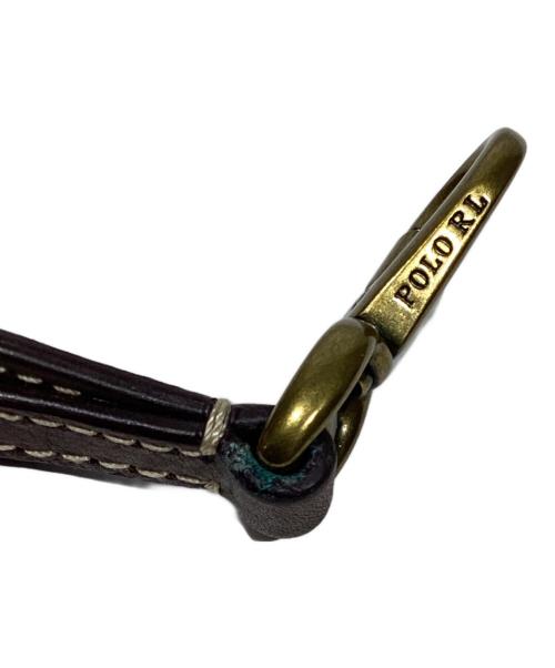 POLO RALPH LAUREN（ポロ・ラルフローレン）POLO RALPH LAUREN (ポロ・ラルフローレン) Bellport　2WAYスウェードショルダーバッグ ブラウンの古着・服飾アイテム