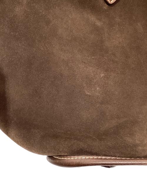 POLO RALPH LAUREN（ポロ・ラルフローレン）POLO RALPH LAUREN (ポロ・ラルフローレン) Bellport　2WAYスウェードショルダーバッグ ブラウンの古着・服飾アイテム