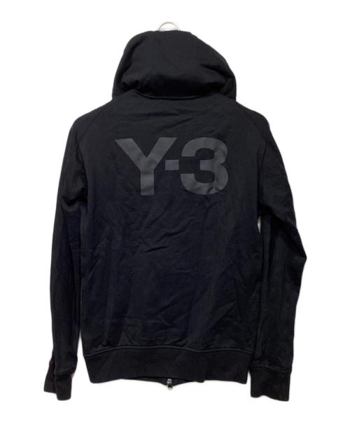 Y-3（ワイスリー）Y-3 (ワイスリー) バックロゴ スウェット ジップパーカーFJ0344 ブラック サイズ:Sの古着・服飾アイテム
