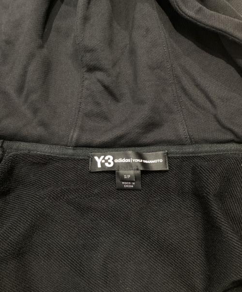 Y-3（ワイスリー）Y-3 (ワイスリー) バックロゴ スウェット ジップパーカーFJ0344 ブラック サイズ:Sの古着・服飾アイテム