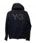 Y-3 (ワイスリー) バックロゴ スウェット ジップパーカーFJ0344 ブラック サイズ:S：9000円