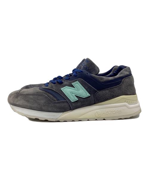 NEW BALANCE（ニューバランス）NEW BALANCE (ニューバランス) RONNIE FIEG (ロニー・フィグ) M9975KH　997.5 MYKONOS ARCHIPELAGO グレー×ネイビー サイズ:US10の古着・服飾アイテム