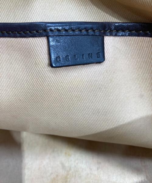 CELINE（セリーヌ）CELINE (セリーヌ) Cマカダム柄ミニボストンバッグ ブラウンの古着・服飾アイテム