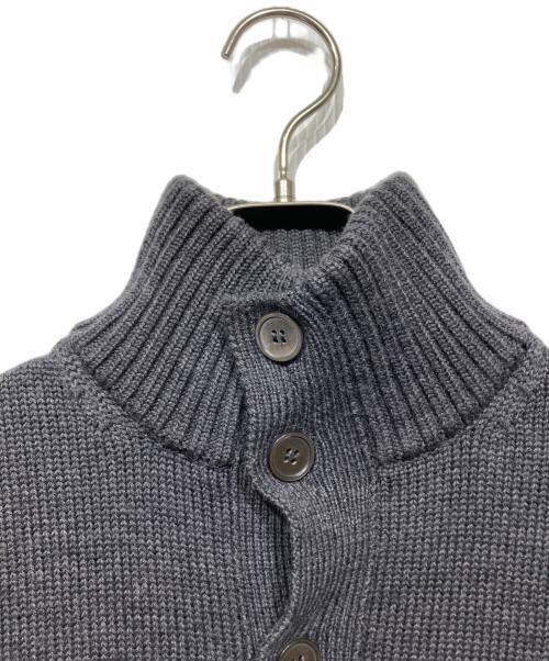 Zanone（ザノーネ）Zanone (ザノーネ) ウールカーディガン ブラック サイズ:46の古着・服飾アイテム