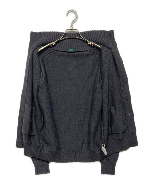 Zanone（ザノーネ）Zanone (ザノーネ) ウールカーディガン ブラック サイズ:46の古着・服飾アイテム