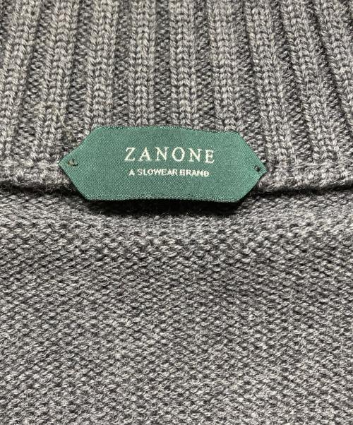 Zanone（ザノーネ）Zanone (ザノーネ) ウールカーディガン ブラック サイズ:46の古着・服飾アイテム