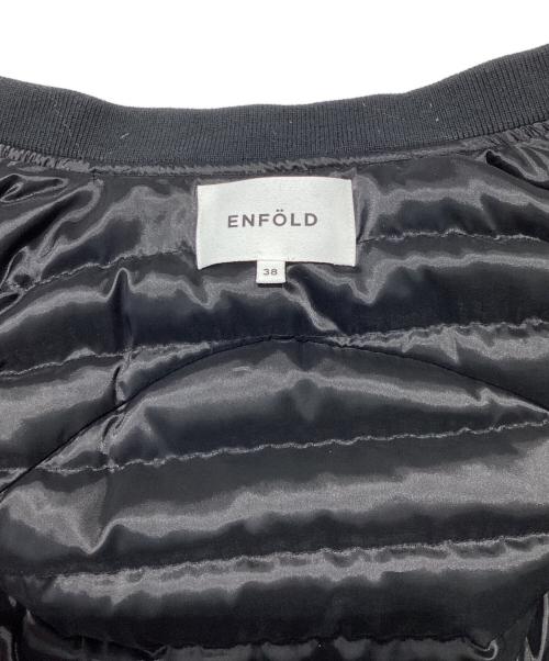 ENFOLD（エンフォルド）ENFOLD (エンフォルド) 3D FLARED BLOUSON 300GA230-2590 ブラック サイズ:38の古着・服飾アイテム