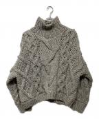 Abelアベル）の古着「ハンドメイドローゲージニット1141175」｜グレー