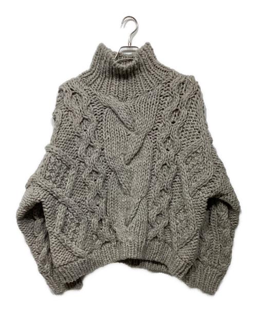Abel（アベル）Abel (アベル) ハンドメイドローゲージニット1141175 グレー サイズ:FREEの古着・服飾アイテム