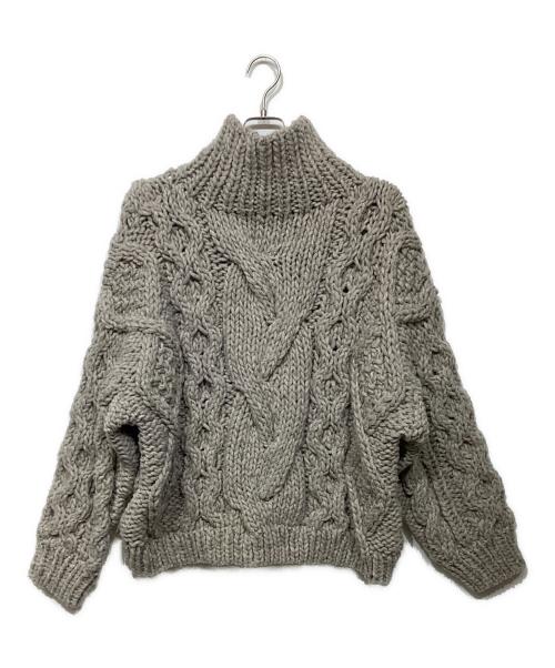 Abel（アベル）Abel (アベル) ハンドメイドローゲージニット1141175 グレー サイズ:FREEの古着・服飾アイテム