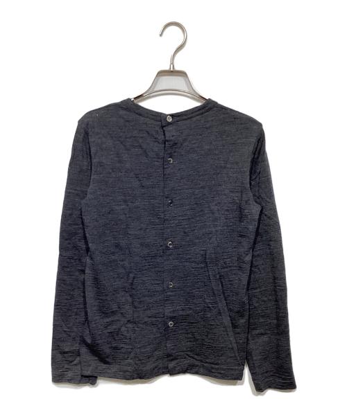 tricot COMME des GARCONS（トリココムデギャルソン）tricot COMME des GARCONS (トリココムデギャルソン) ロゴプリントニット グレー サイズ:Sの古着・服飾アイテム