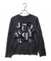 tricot COMME des GARCONS（トリココムデギャルソン）の古着「ロゴプリントニット」｜グレー